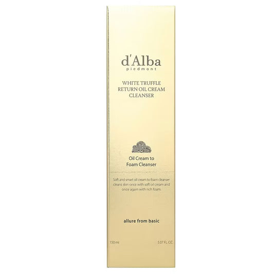 White truffle return oil cream cleanser