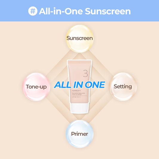 No.3 Porcelain Base-skip Tone Up Beige