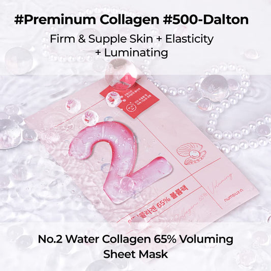 No.2 Water Collagen 65% Voluming Sheet Mask (4ea)