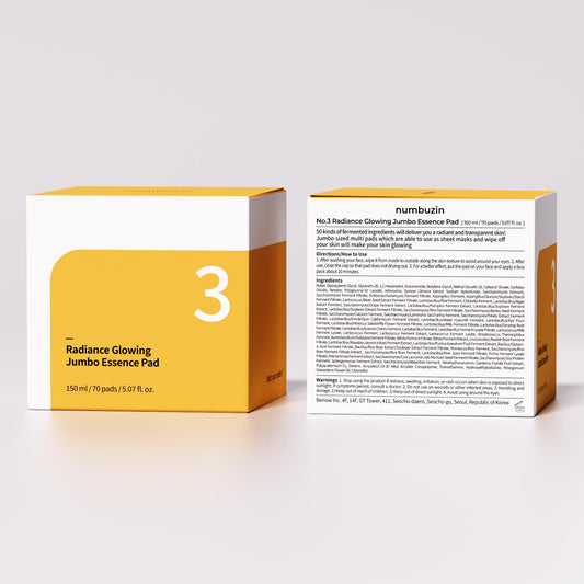 No.3 Radiance Glowing Jumbo Essence Pad