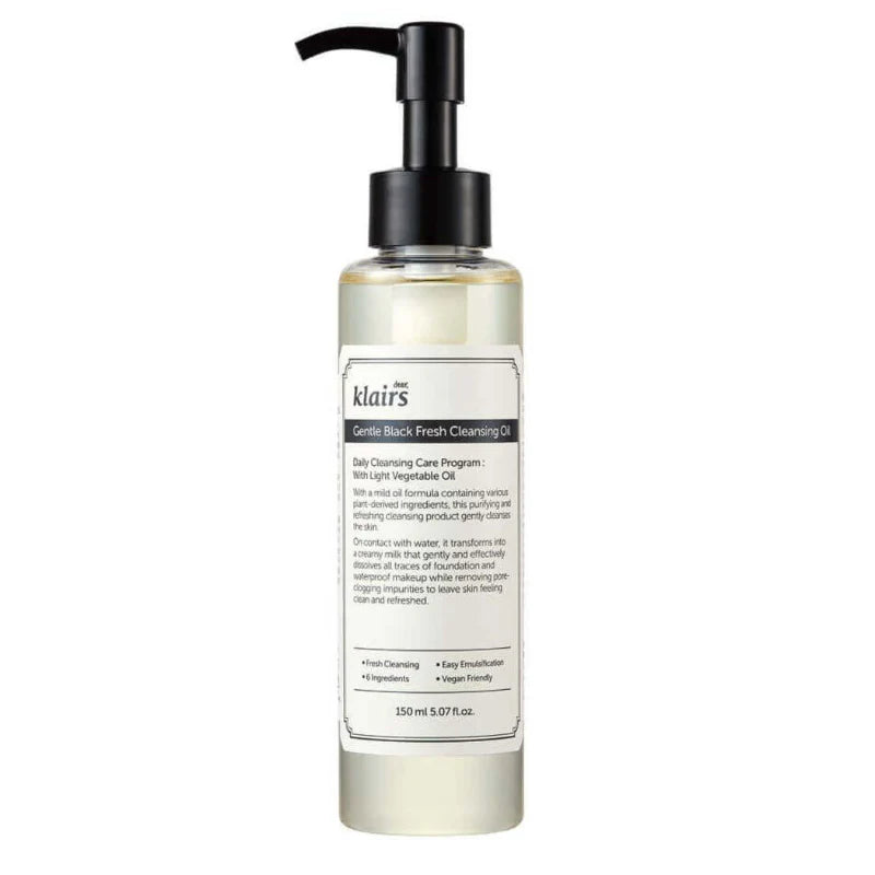 Gentle Black Fresh Cleansing Oil 150 ml