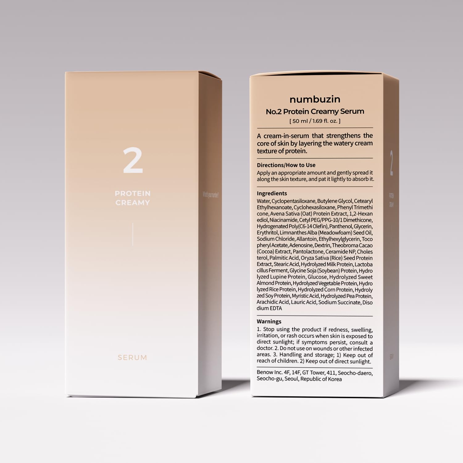 No.2 Protein 43% Creamy Serum