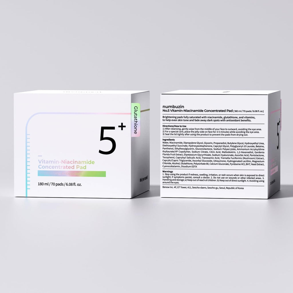 No.5 Vitamin-Niacinamide Concentrated Toner Pad