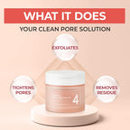 No.4 Pore Zero Peeled Egg Toner Pad