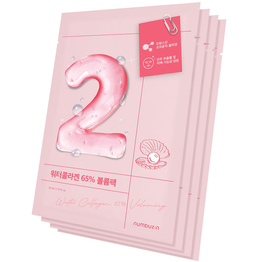 No.2 Water Collagen 65% Voluming Sheet Mask (4ea)