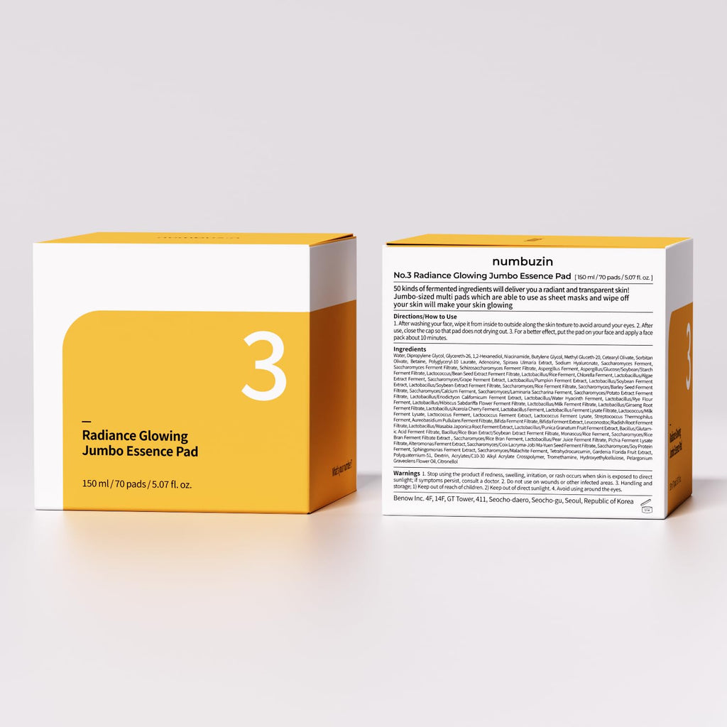 No.3 Radiance Glowing Jumbo Essence Pad