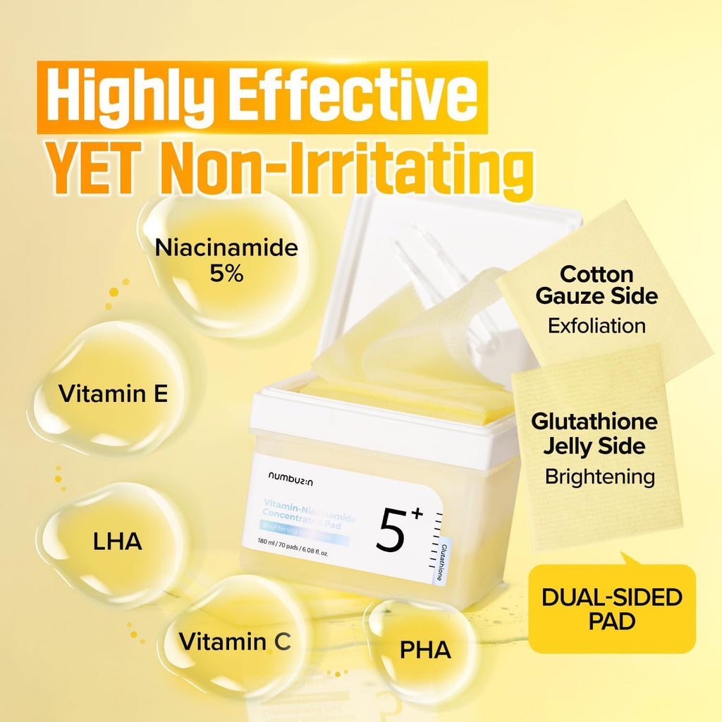 No.5 Vitamin-Niacinamide Concentrated Toner Pad