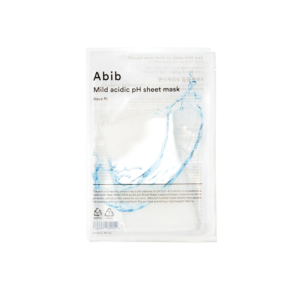 Mild Acidic pH Sheet Mask Aqua Fit