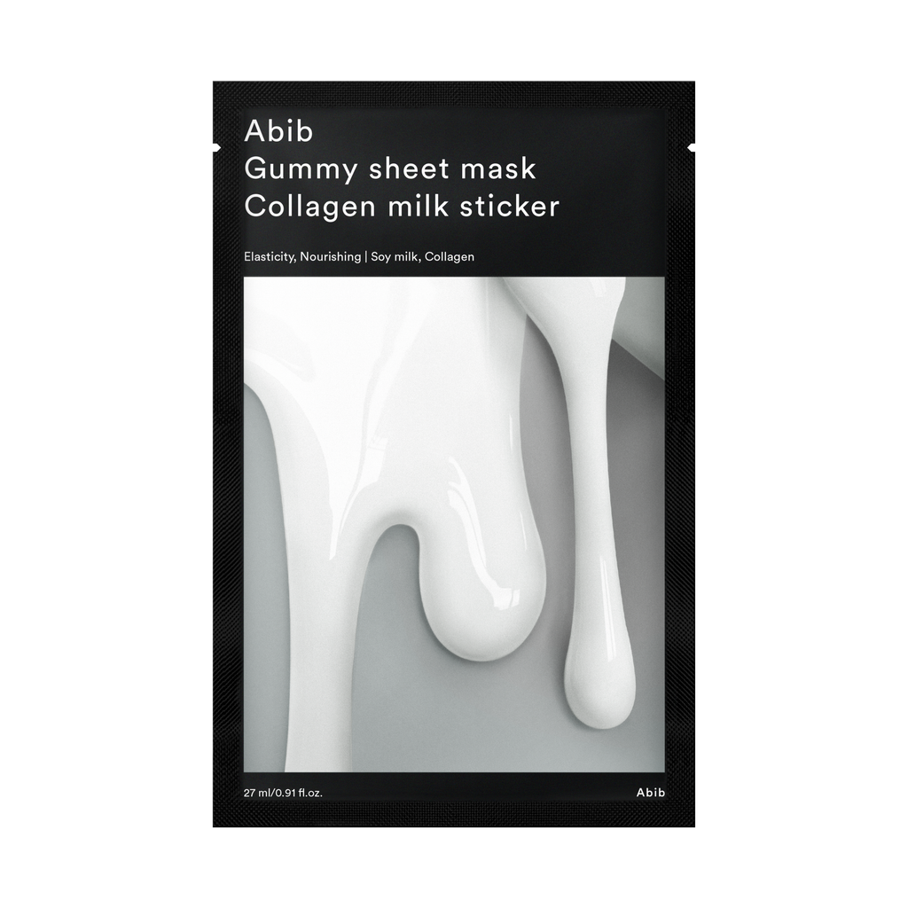 Gummy Sheet Mask Collagen Milk Sticker