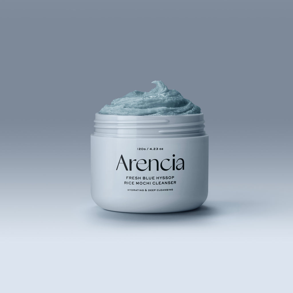 Fresh Blue Hyssop Rice Mochi Cleanser