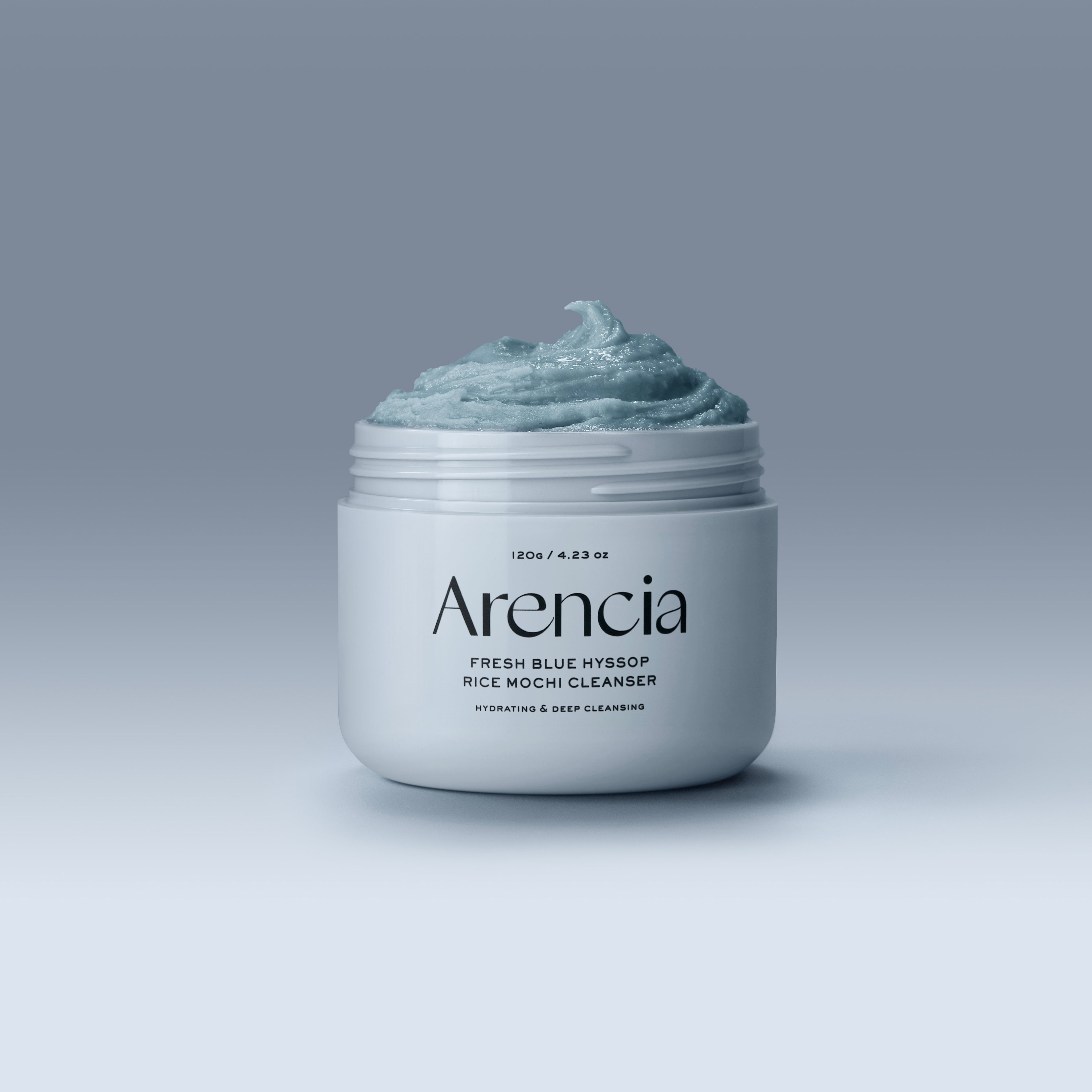 Fresh Blue Hyssop Rice Mochi Cleanser