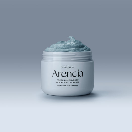 Fresh Blue Hyssop Rice Mochi Cleanser