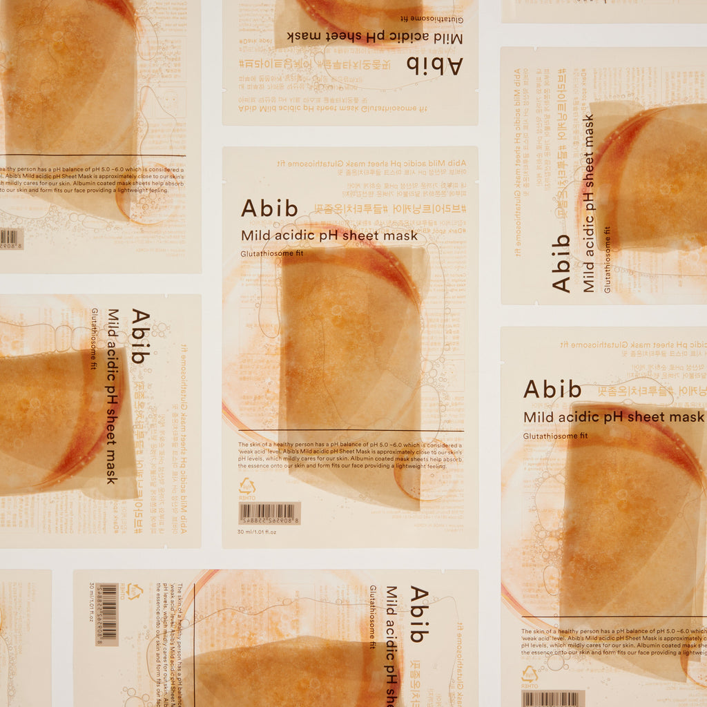 Mild Acidic pH Sheet Mask Glutathiosome Fit