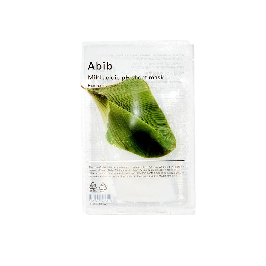 Mild Acidic pH Sheet Mask Heartleaf Fit
