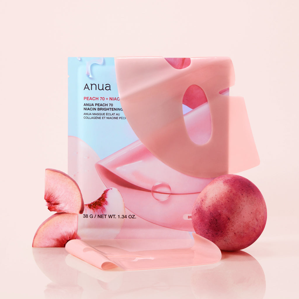 PEACH 70 Niacin Brightening Collagen Mask (4 ea/ 38 g.)