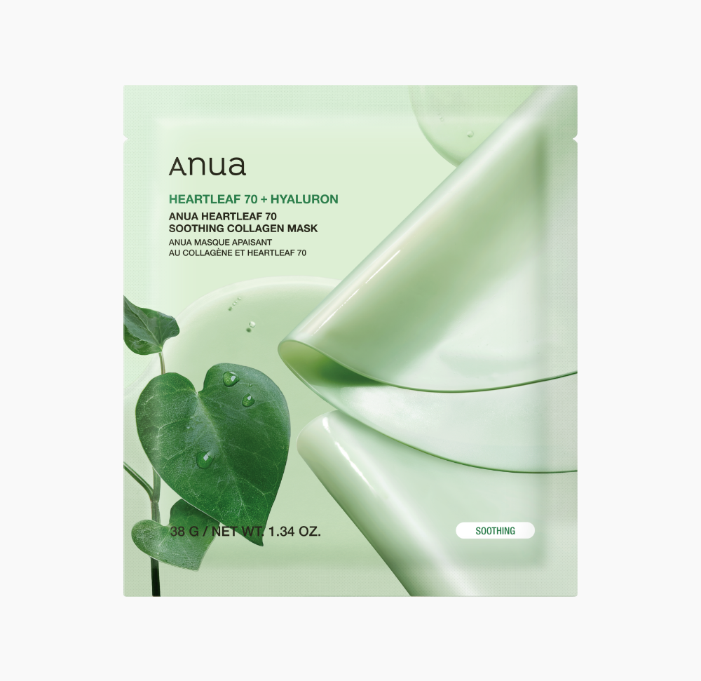 Heartleaf 70 Soothing Collagen Mask (4ea)