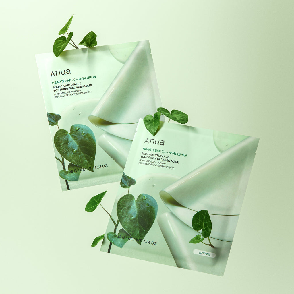 Heartleaf 70 Soothing Collagen Mask (4ea)