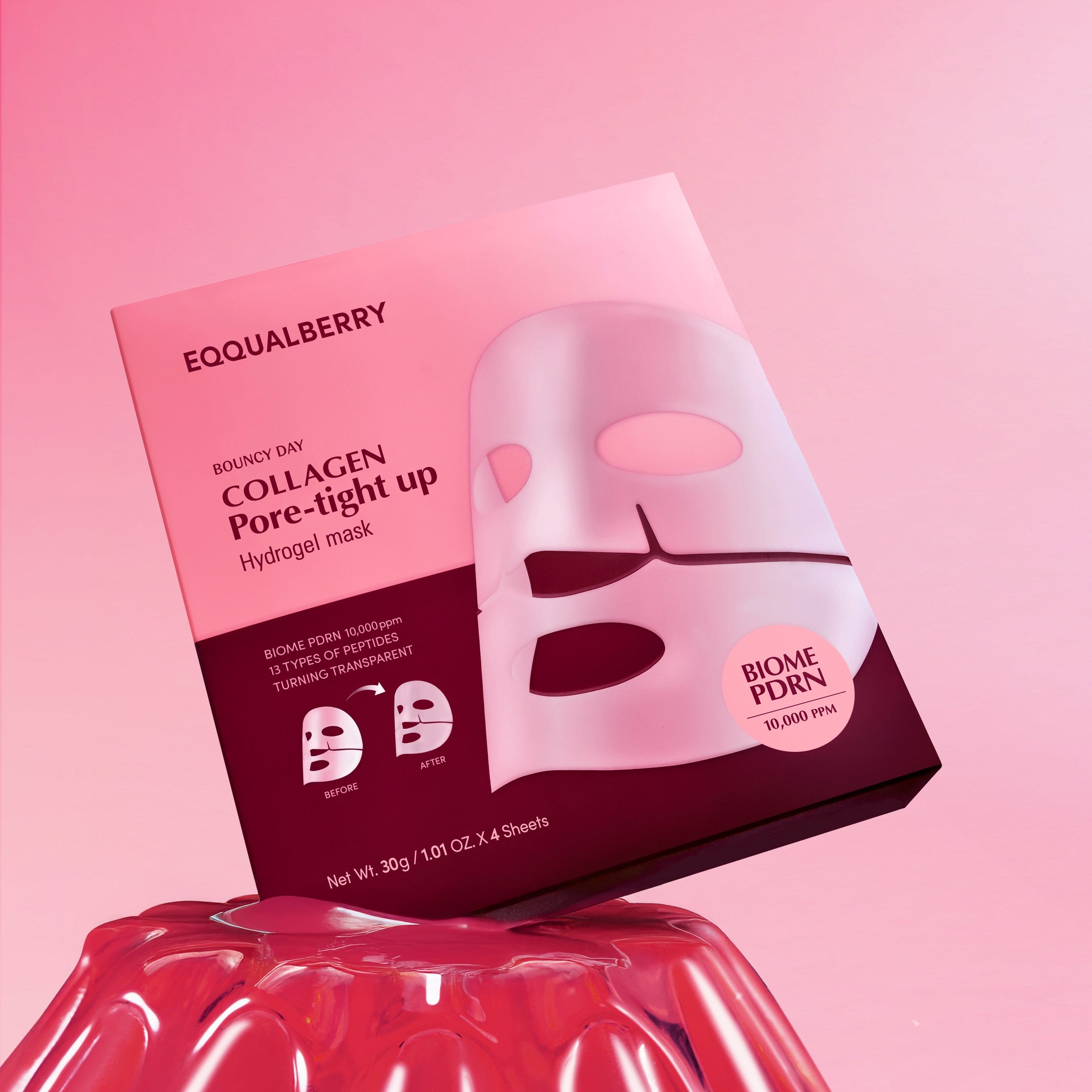 COLLAGEN Pore-tight Up Hydrogel Mask  (4ea)