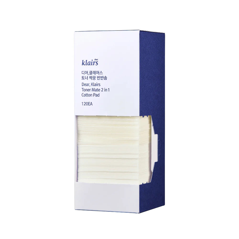 Toner Mate 2 In 1 Cotton Pad 120 Ea