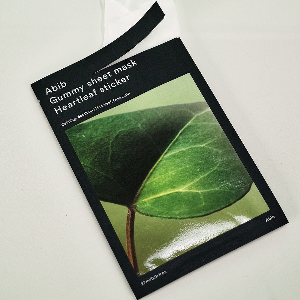 Gummy Sheet Mask Heartleaf Sticker