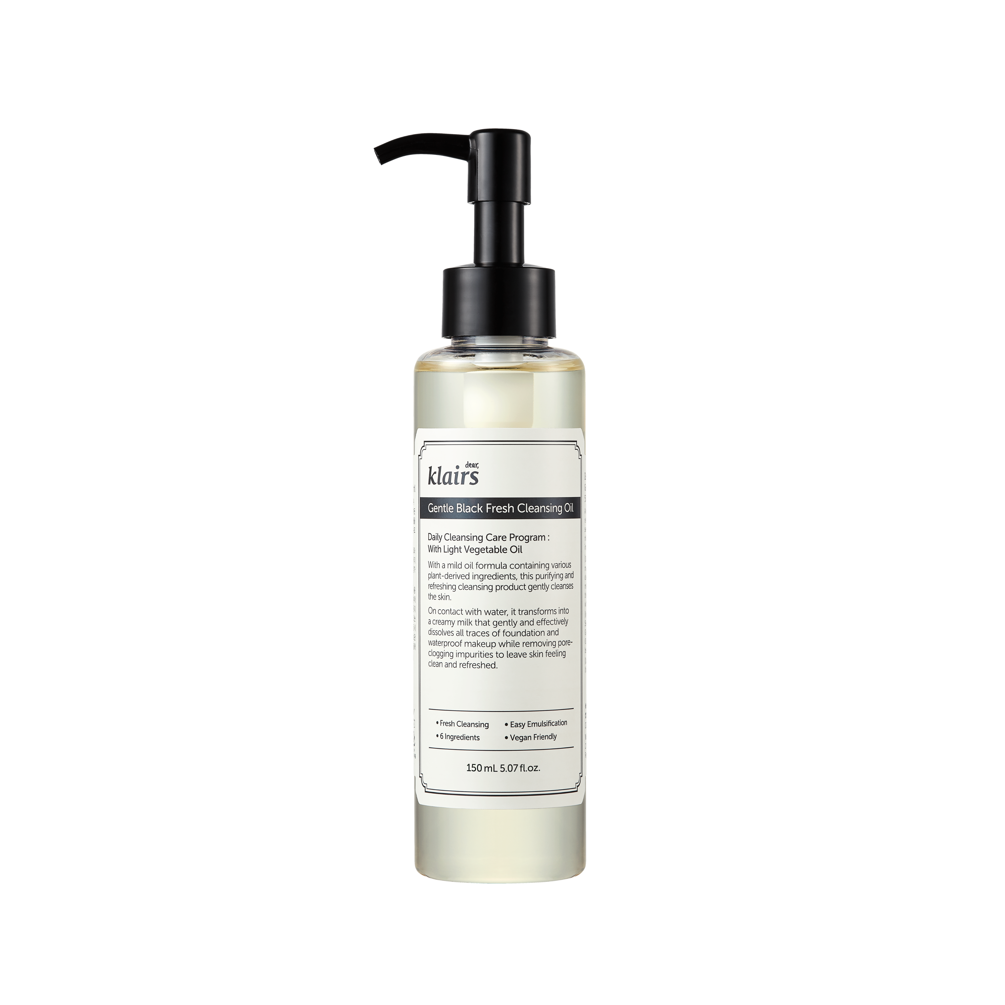 Gentle Black Fresh Cleansing Oil